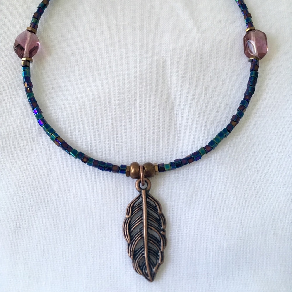 Bohemian Feather Bracelet/ Anklet 🌿